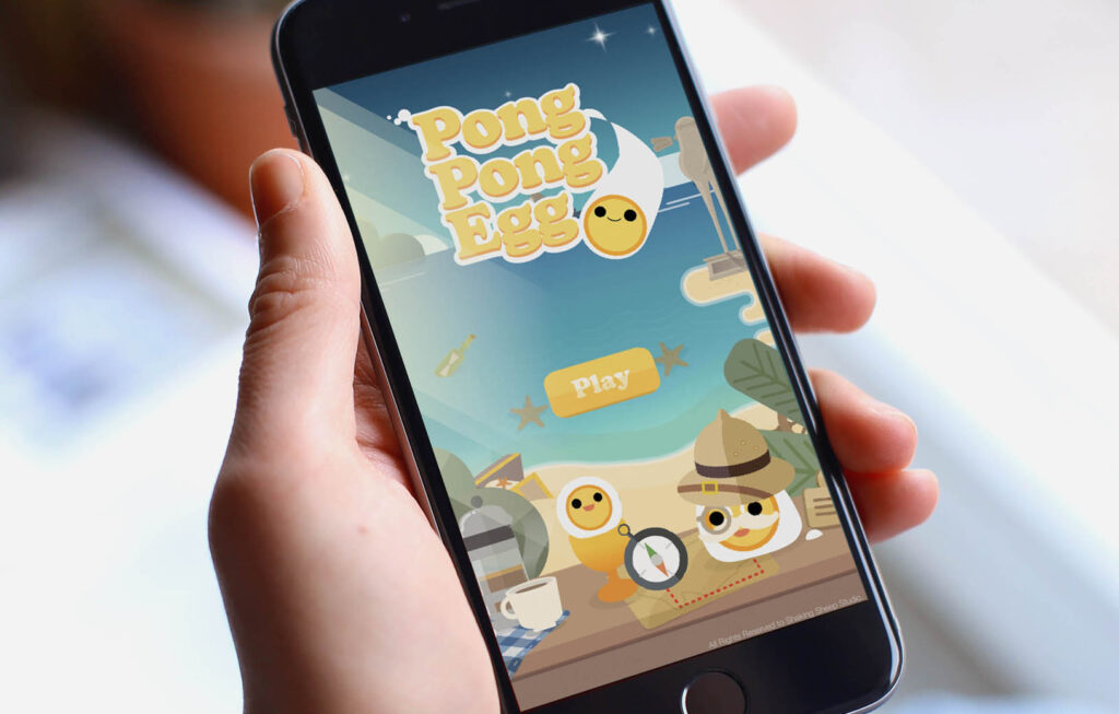 Pong Pong Egg — original action-puzzle game